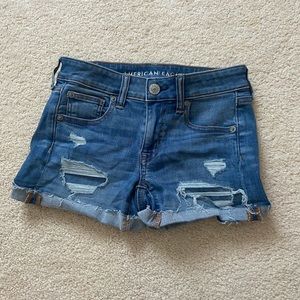 american eagle jean shorts